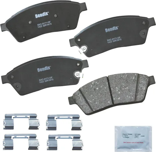 Vista 60 de Bendix Pastillas de freno delanteras de cerámica Priority1 CFC465AK2 para Acura EL 2005-1997, Honda Civic 2011-1996, Insight 2014-2010