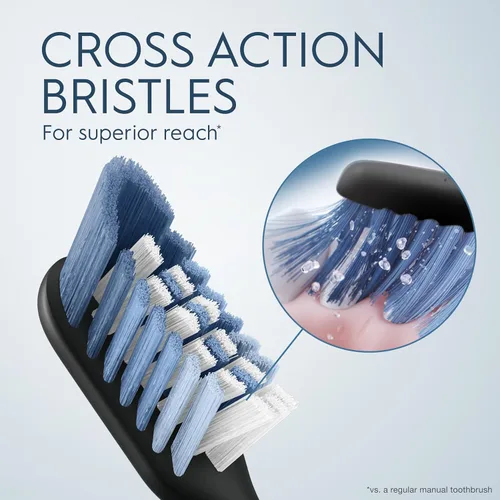 Vista 3 de Oral-B Cabezales de repuesto para cepillos de dientes Clic, 2 cepillos de dientes, cabezales de cepillo de repuesto negros