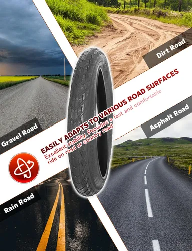 Vista 3 de Neumático de bicicleta 76-406/20x3.0 para bicicleta eléctrica Neumático de bicicleta de 20 x 3.0 Neumático de bicicleta eléctrica de 20 pulgadas