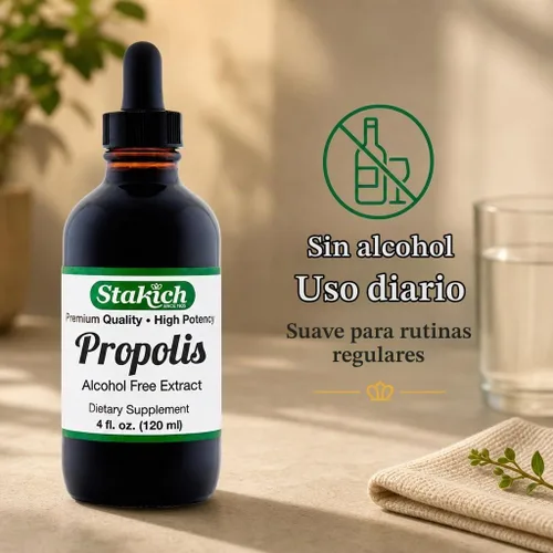 Vista 4 de Stakich Extracto de propóleo (4 onzas 50%)