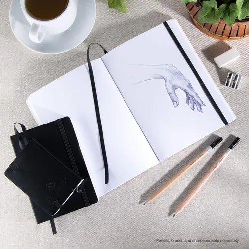 Vista 5 de Cuaderno de bocetos Travelers Dot Grid Pentalic Art, libre de ácidos
