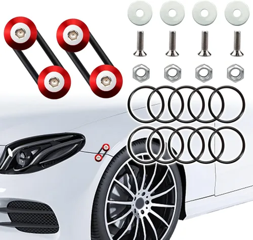 Vista 10 de Clips para Parachoques Delantero Negro 12PC Clips de Liberación Rápida para Parachoques se Pueden Aplicar a Parachoques Delanteros y Traseros