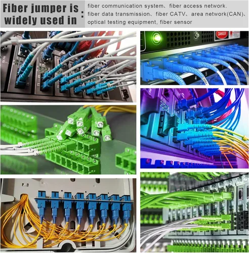 Vista 5 de Cable de conexión de fibra óptica SM SC/UPC a SC/APC, cable de conexión de fibra óptica de un solo modo, cable de conexión óptico de puente de fibra