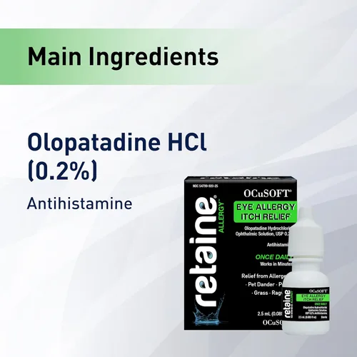 Vista 5 de Gotas para los ojos Retaine Allergy 0.1 fl oz