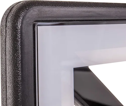 Vista 33 de Silverback Aro de baloncesto Junior Youth de 33 pulgadas con tecnología de montaje Lock 'n Rock para postes redondos y verticales, negro (B8410W)