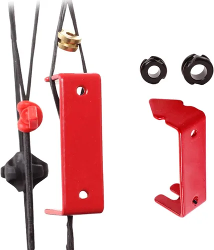 SPG Archery Mira Peep, Mira Peep de Aluminio de 1/4" 3/16" o Tubo Peep con Divisor de Cuerda de Arco para Arco Compuesto de Tiro con Arco