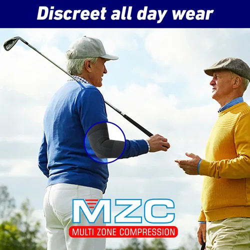 Vista 5 de Neo-G Soporte de codo para tendinitis, dolor en las articulaciones, tenis, golf, deportes - Soporte de brazo de codo de tenis - Manga de compresión