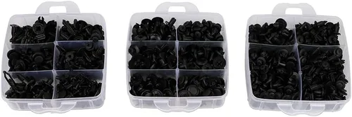 Vista 5 de SCITOO Kit de repuesto para tornillos de expansión de 16 tamaños para automóvil, clips de remache para parachoques