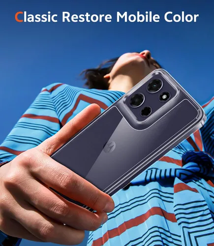 Vista 7 de FNTCASE para Motorola Moto G-Power-5G-2025 Funda: Protección contra Caídas de Grado Militar Anti Amarillamiento Cubierta de Teléfono Celular