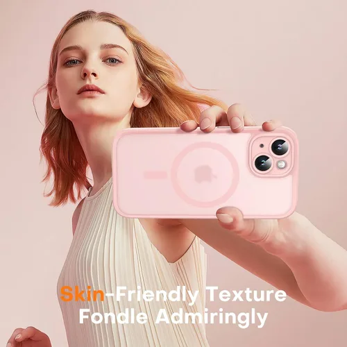 Vista 525 de TOCOL Funda para iPhone 11, compatible con Magsafe, protección completa de cámara, imanes integrados, protección contra caídas, funda translúcida