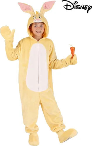 Vista 3 de Disney - Disfraz de conejo de lujo, disfraz de Halloween con capucha para niños y niñas, con mitones, Winnie the Pooh