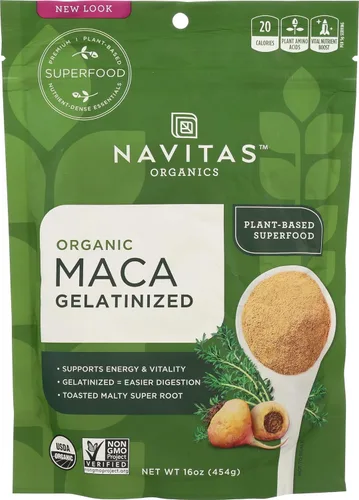 Vista 11 de Navitas Naturals maca en polvo orgánica, bolsas de 1 libra