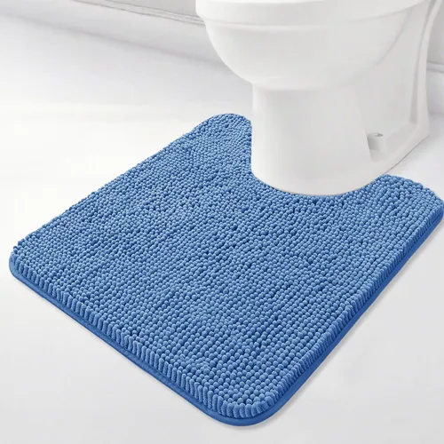Vista 20 de BOANKODU Alfombras de Baño 47x17, Alfombras de Baño Extra Suaves y Absorbentes de Chenilla, Respaldo de PVC de Secado Rápido, Alfombras de Baño