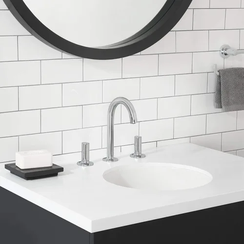 Vista 8 de American Standard 7105821.002 Studio S - Grifo de baño con pomos, cromo pulido