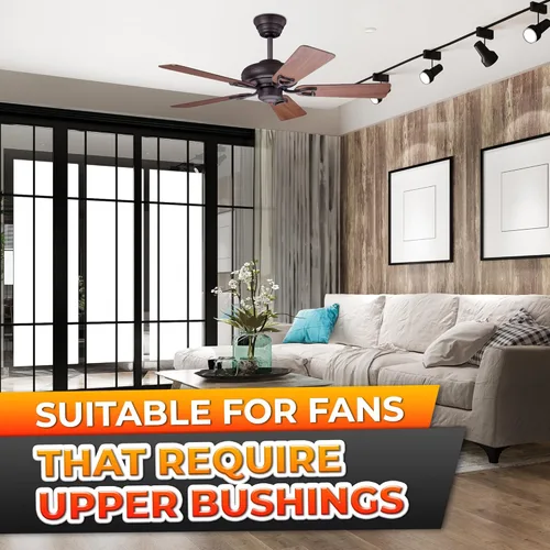 Vista 8 de Kit de 18 ojales de goma para piezas de ventilador de techo Hunter, ojales para arandelas de cuchilla de ventilador Hunter, arandelas de goma