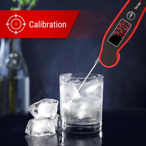 Vista 7 de ThermoPro TP19 Termómetro digital de carne resistente al agua para asar a la parrilla con retroiluminación ambidiestra y termopar de lectura