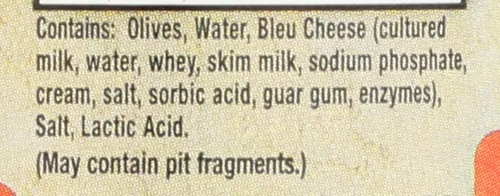 Vista 4 de Santa Barbara Olive Co Relleno individual a mano de primera calidad, paquete de 6 (frascos de 5 onzas) (queso leu)