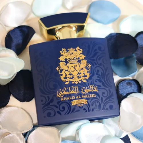 Vista 2 de Khalis Al Maleki Crown Eau de Parfum 3.4 oz – Perfume floral afrutado para mujer con frambuesa, limón, neroli, rosa, vainilla y almizcle amado por