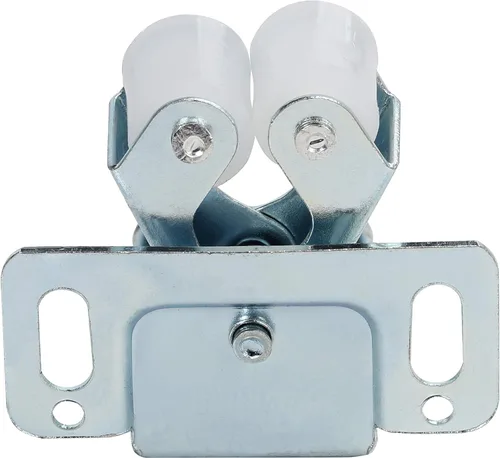 Vista 6 de Rok Hardware 1 Pack of Zinc Double Roller Catch with Prong for Cabinet Doors, RV Cabinet Latch, Camper Cabinets, Kitchen Cabinets, Dressers, ROKRLCZC