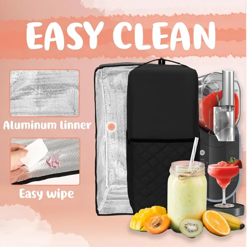 Vista 5 de CROTIRAD Cubierta antipolvo para máquina de granizado Ninja Slushie congelada, cubierta antipolvo colgante para máquina de granizado Ninja, fácil