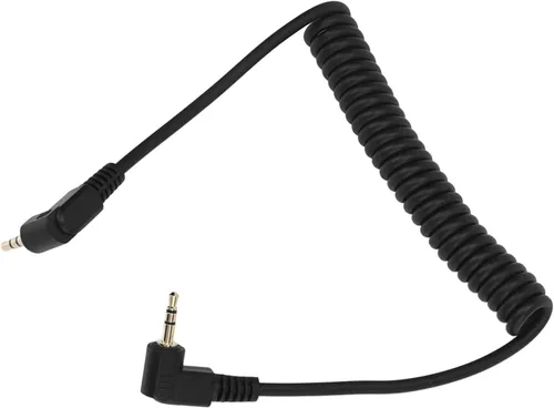 Cable de liberación de obturador de control remoto de cámara CB2 de 0.098 in, cable de sincronización de PC flash macho de 3.3 pies y 0.098 in,