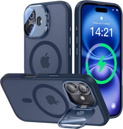 Vista 59 de VOFATA [Protección Completa Mejorada de la Cámara] para Funda iPhone Air con Cubierta de Cámara con Soporte [Compatible con MagSafe][Protección