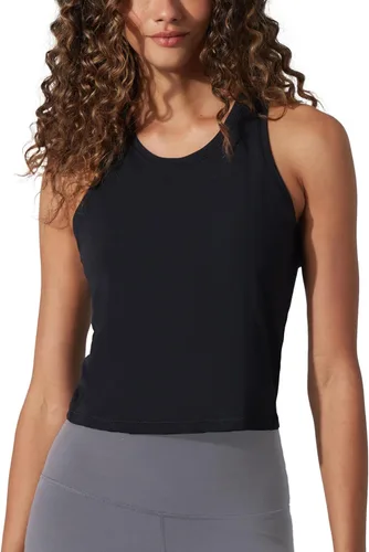 Vista 2 de Yogalicious Camiseta sin mangas ultra suave y ligera con espalda cruzada