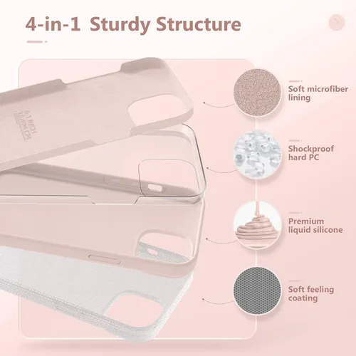 Vista 1311 de GONEZ Funda magnética para iPhone 14, compatible con Magsafe, con protector de pantalla + protector de cámara, forro de microfibra antiarañazos