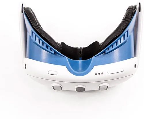 Vista 5 de Cojín facial para Oculus Quest 3, cubierta de realidad virtual, cubierta de soporte de interfaz facial, soporte de repuesto de máscara ancha
