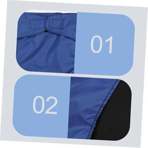 Vista 9 de GALPADA 2pcs Adult Diapers Leak Reusable Diapers for Women Overnight Cover Waist Elastic Leg Random