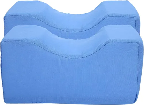 Vista 6 de Almohada de apoyo para elevador de pies, 2 piezas de cojín antillagas de tobillo, almohadilla elevadora para pacientes ancianos postrados en cama