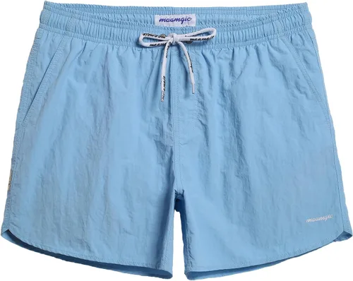 maamgic Traje de baño para hombre de 5 pulgadas con forro de malla, trajes de baño de secado rápido para hombre, pantalones cortos para nadar