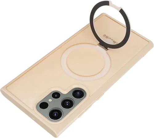 Vista 5 de Cavor Funda para Samsung Galaxy S23 Ultra, compatible con Magsafe, color beige H-beige