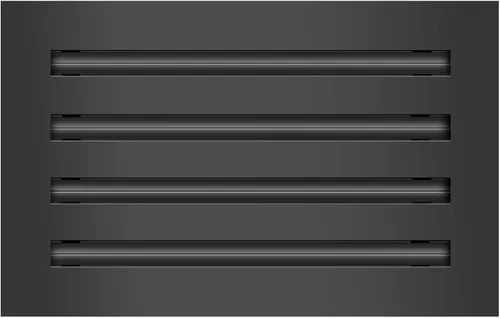 Vista 10 de BUILDMART - Cubierta de ventilación de CA moderna blanca de 14 x 8 - Ventilación de aire decorativa - Difusor de ranura lineal estándar - Rejilla