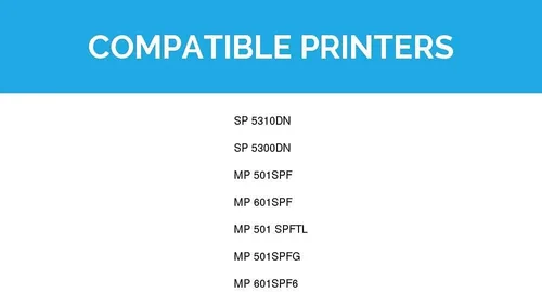 Vista 9 de LD Compatible Cartucho de tóner de repuesto para Ricoh 407823 (negro)