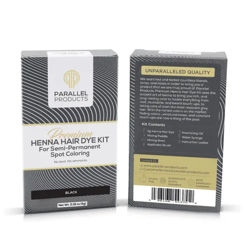 Vista 2 de Parallel Products Kit de coloración puntual con henna - Tinte para cabello con henna - 5 gramos - Tinte para coloración puntual profesional - Con
