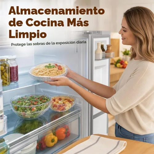 Vista 4 de 2026 - Cubierta elástica desechable para alimentos