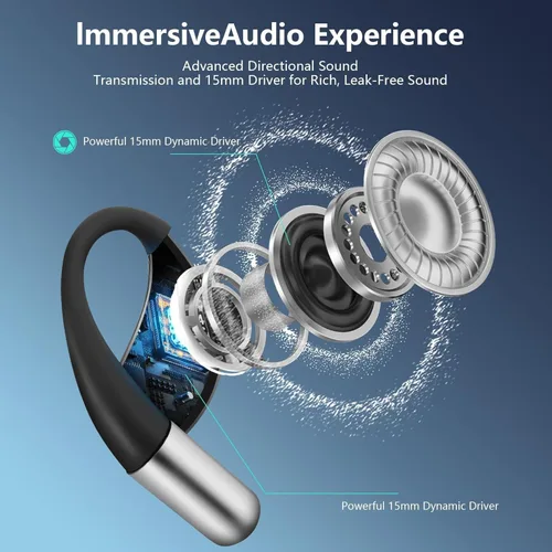 Vista 5 de Auriculares de traducción AI en tiempo real, 198 audífonos de traductor de idiomas, Audifonos Traductores Inglés Inglés, 3 en 1 Auriculares