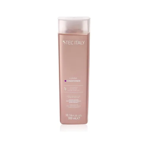 Tec Italy Acondicionador Lumina Tonificante Morado para Cabello Rubio Gris y Blanqueado, Neutraliza los Tonos Amarillos, Mejora el Brillo y la