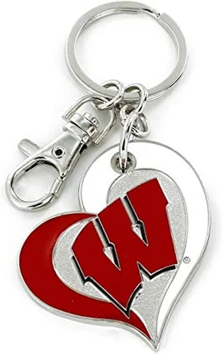 Vista 18 de aminco NCAA unisex-adulto Llavero de Corazón Espiral