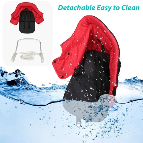 Vista 17 de Bandeja de comedor rápida, accesorio indispensable para enganchar en la silla alta, facilita la comida para los niños, bandeja de comedor extraíble