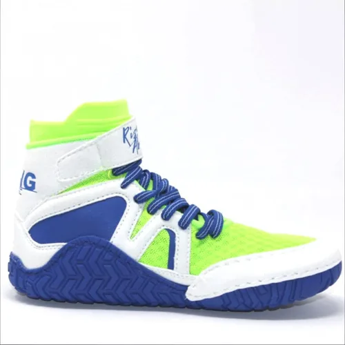 Vista 2 de Xtreme Pro Adult Wrestling Shoe's Air Mesh Easy Velcro Lace Cover Foam Sock Liner