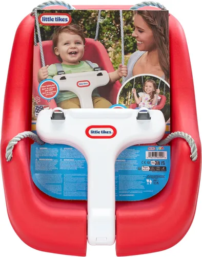 Vista 6 de Little Tikes Columpio 2-en-1 ajustado y seguro, Magenta