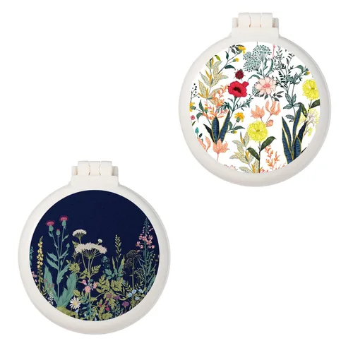 Vista 19 de Mini cepillo para el pelo, cepillo de bolsillo con espejo, portátil para monedero/bolsillo, tamaño de viaje (2 piezas mármol 1)