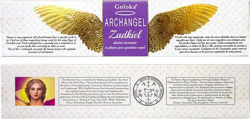 Vista 9 de Colección de incienso de Arcángel Chamuel, Gabriel, Jophiel, Michael, Raphael, Uriel, Zadkiel 7 aromas distintos diseñados para cada arcángel