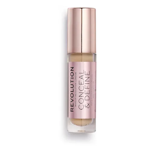 Vista 23 de Revolution Beauty London, Conceal & Define Corrector, cobertura completa y ligero, acabado mate de larga duración, vegano y libre de crueldad, tonos