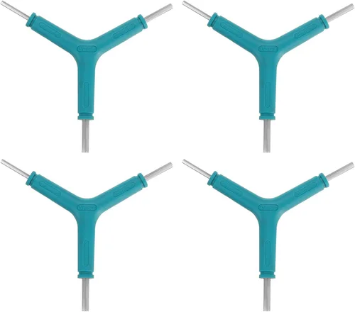 Vista 10 de HARFINGTON Llave hexagonal de bicicleta de 3 vías en forma de Y 3/4/0.197 in, kit de llave hexagonal interna tipo Y, todo en uno, llave