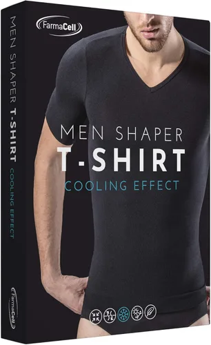 Vista 7 de Farmacell 419 - Camiseta de manga corta para hombre, 100% fabricada en Italia