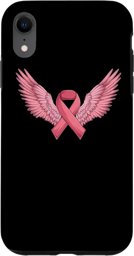 Vista 24 de Pink Ribbon Wings Breast Cancer Awareness Case for iPhone 16