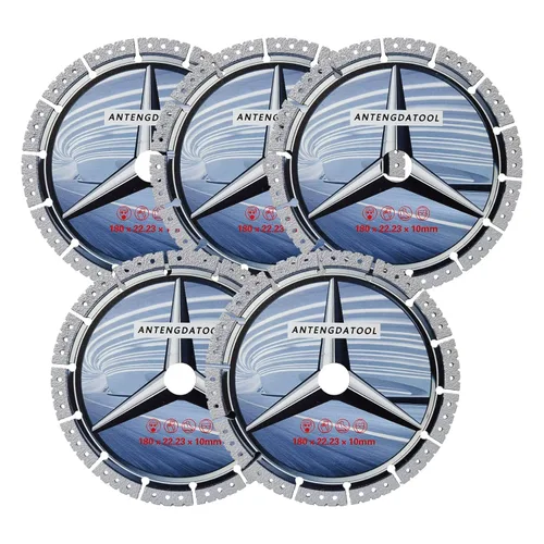 Vista 11 de Rueda de corte de diamante de 4-1/2 pulgadas para metal, amoladora angular de 4.5 pulgadas, disco de molienda de corte en acero fundido y carburo